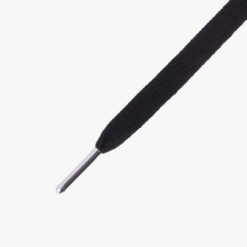 Mr.Lacy Cord�o Flatties Metal Tips Black/Metallic